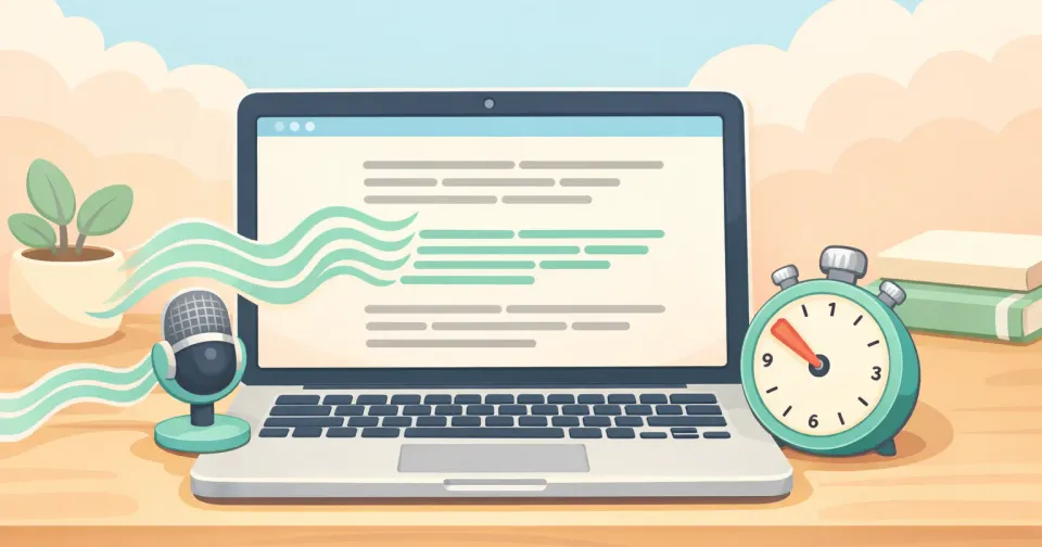 Why Your Voice Is Faster Than Your Keyboard (And How to Use It)